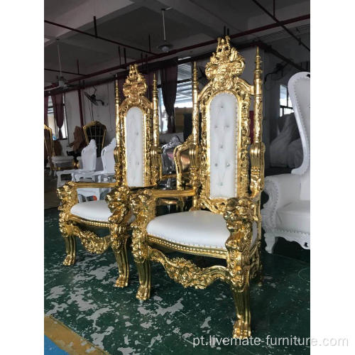 Throne Cadeiras King Preto Trono Cadeira